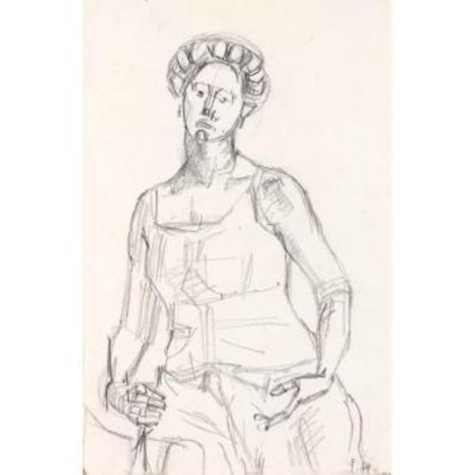 Figurenstudie. Heilige Stunde by Ferdinand Hodler