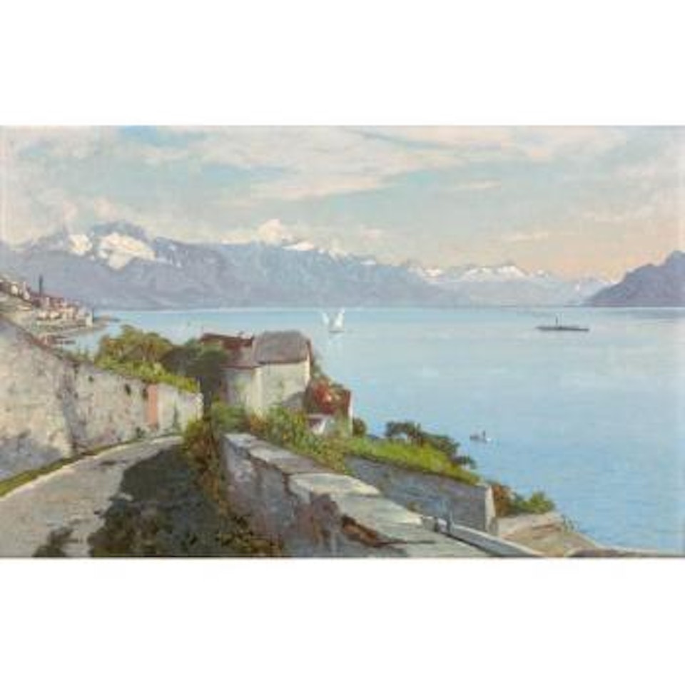 Vue Du Château De Glérolles by François Bocion