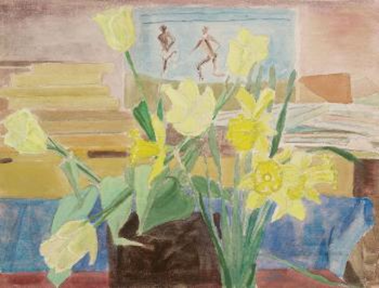 Gelbe Blumen by Erich Heckel