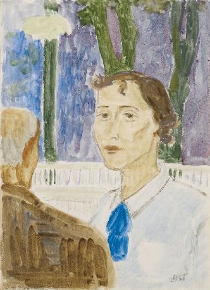 Im Gesprach by Erich Heckel