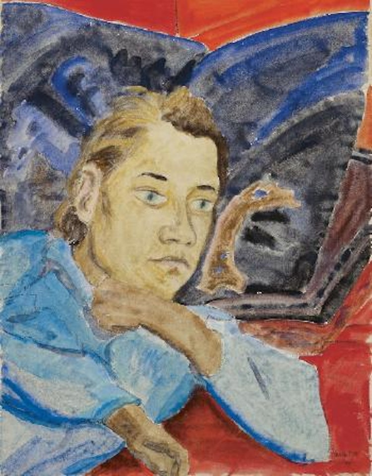Frauenkopf by Erich Heckel