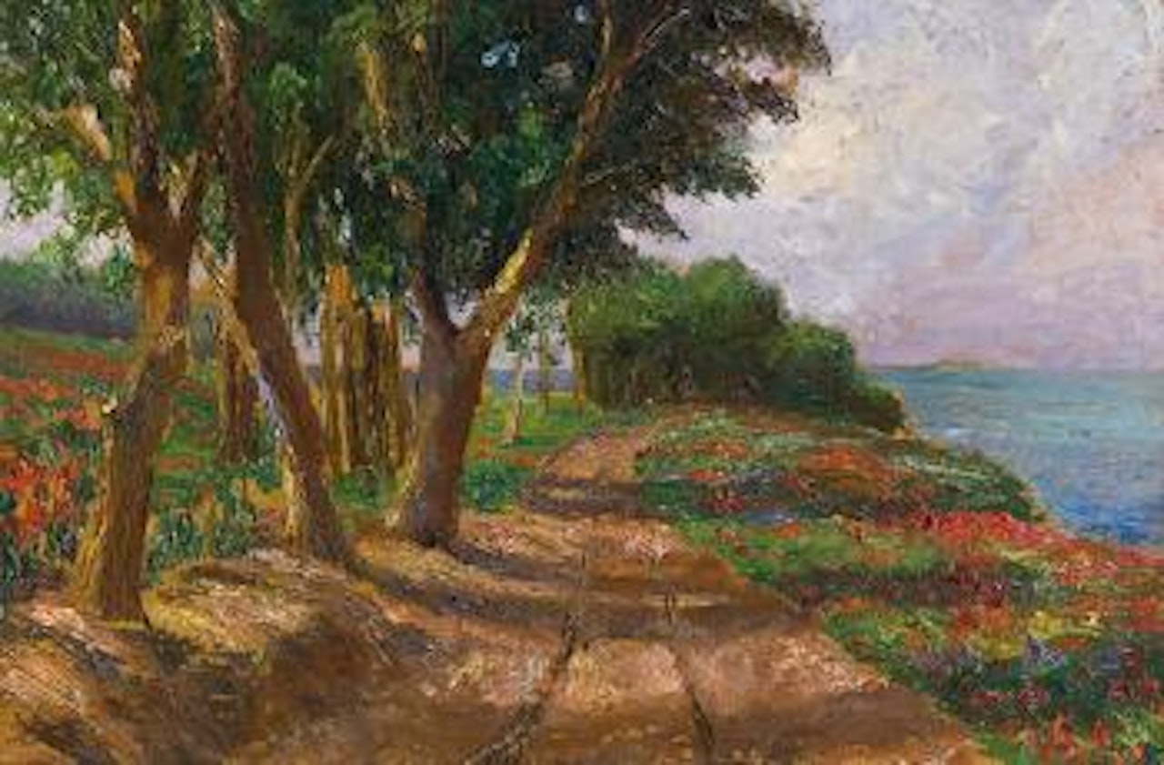 Sudliche Kustenlandschaft by Olga Wisinger-Florian