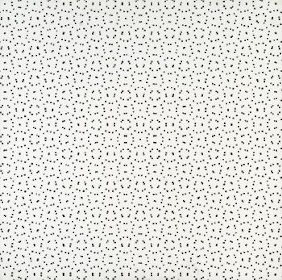 2 trames de petits carrés -13°5, +13°5 by Francois Morellet