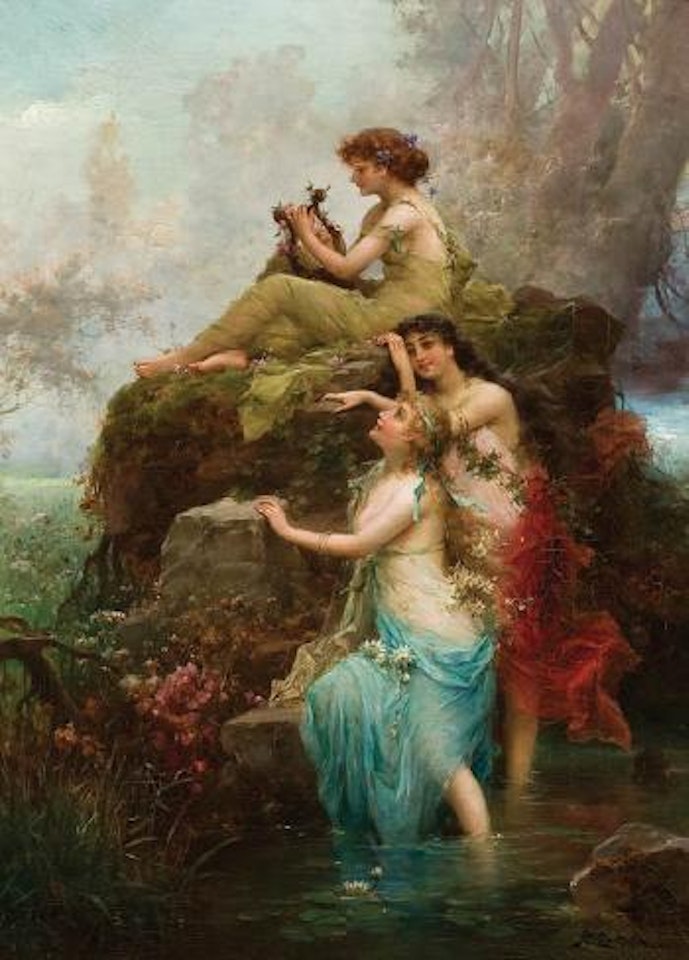 Symphony of the water nymphs by Hans Zatzka