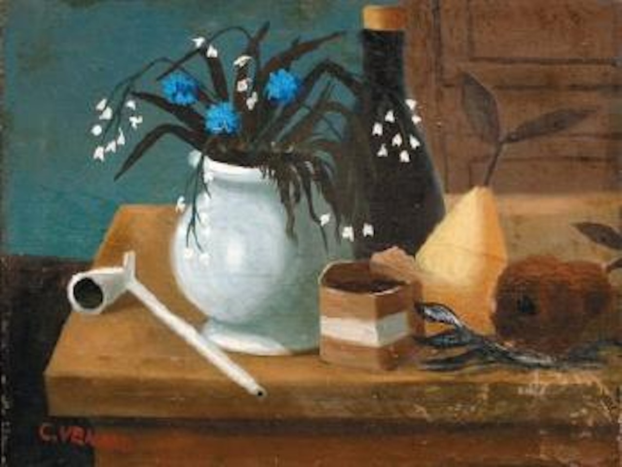 Nature morte à la pipe by Claude Venard