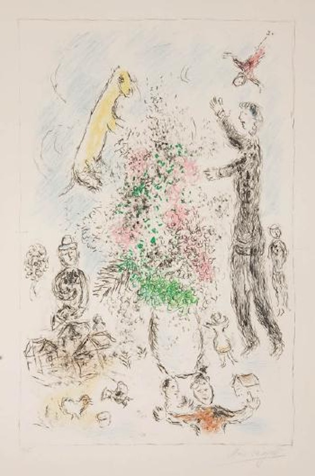 Les Lilas by Marc Chagall