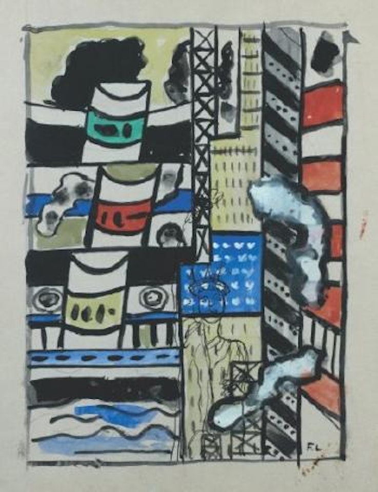 Bateaux à New York by Fernand Leger
