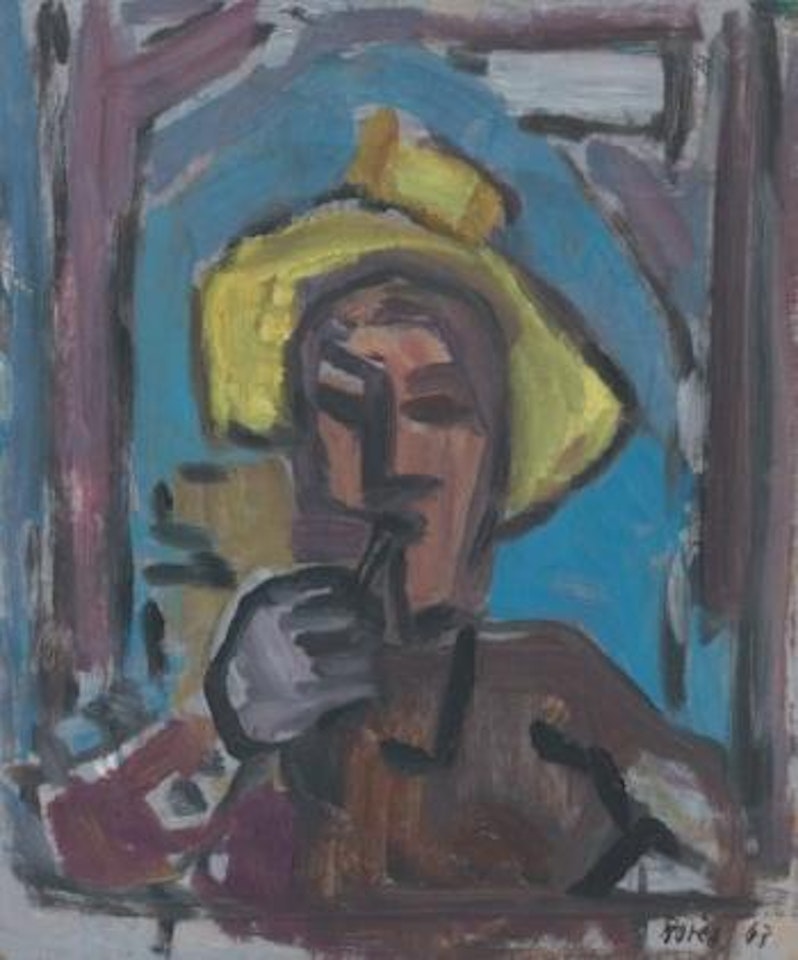 L'homme à la pipe by Francisco Bores