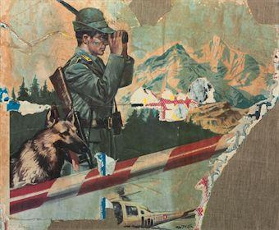 Per La Patria by Mimmo Rotella