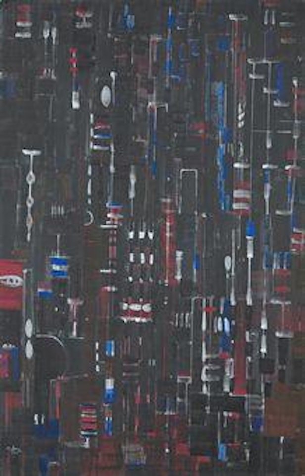Red, White And Blue Town by Mark Tobey