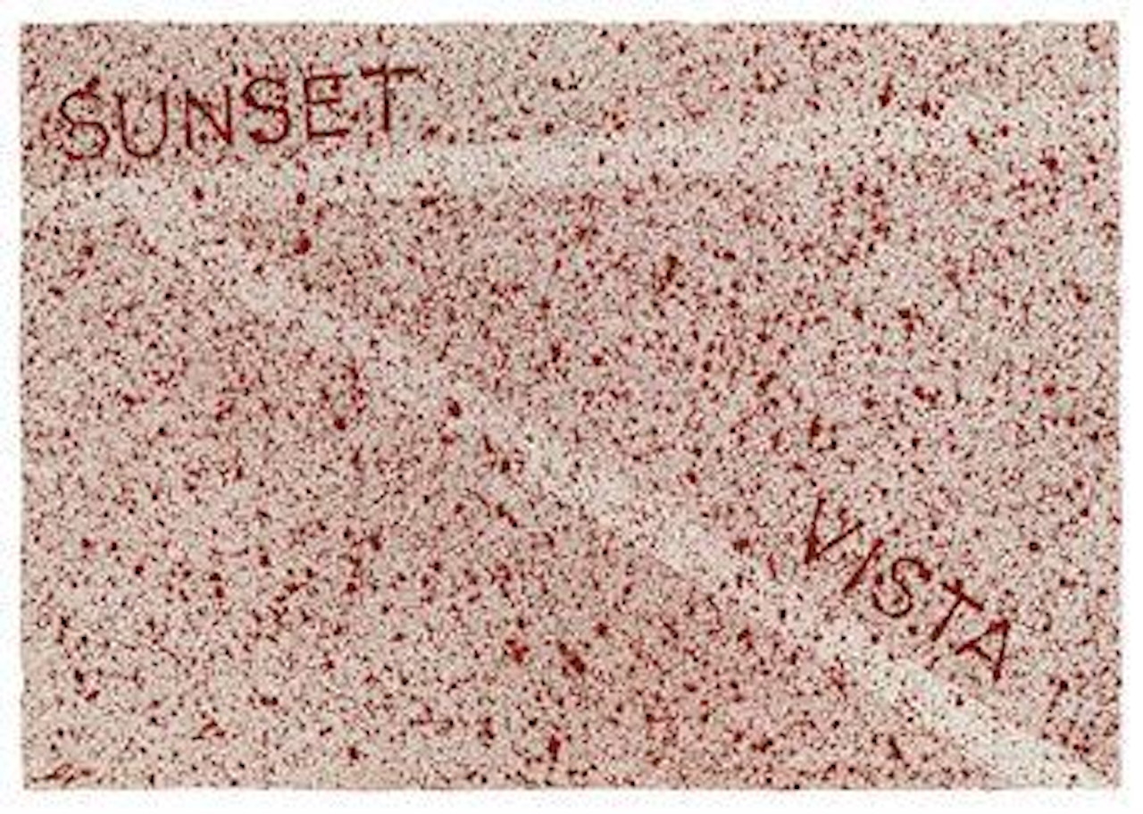 Sunset, Vista by Ed Ruscha