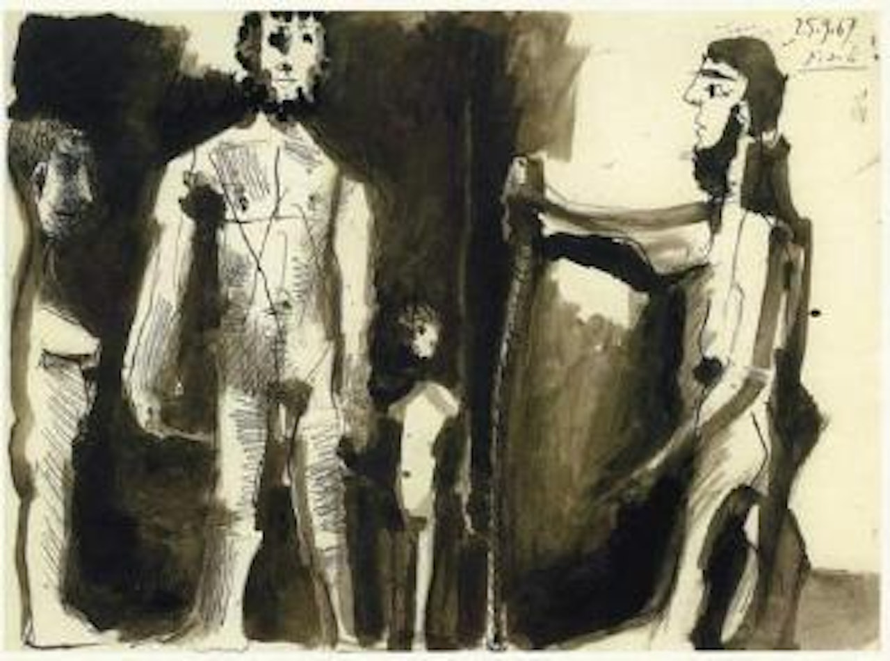 Quatre personnages nus by Pablo Picasso