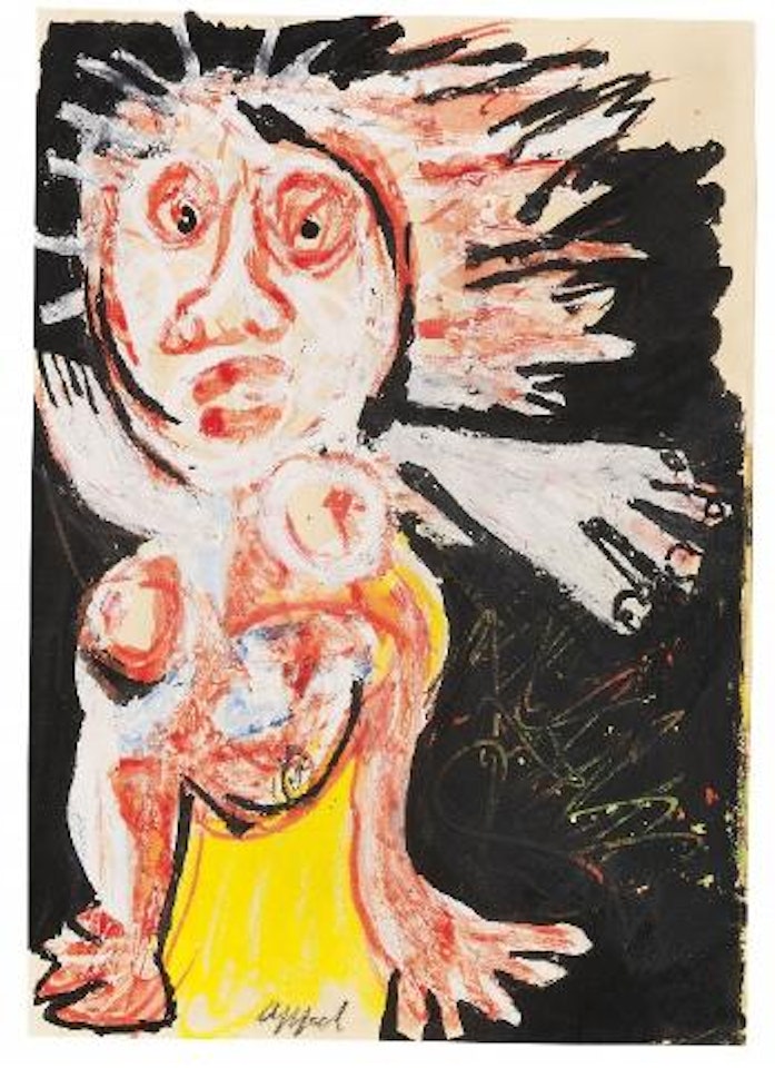 Ohne Titel (Tanzender Akt) by Karel Appel