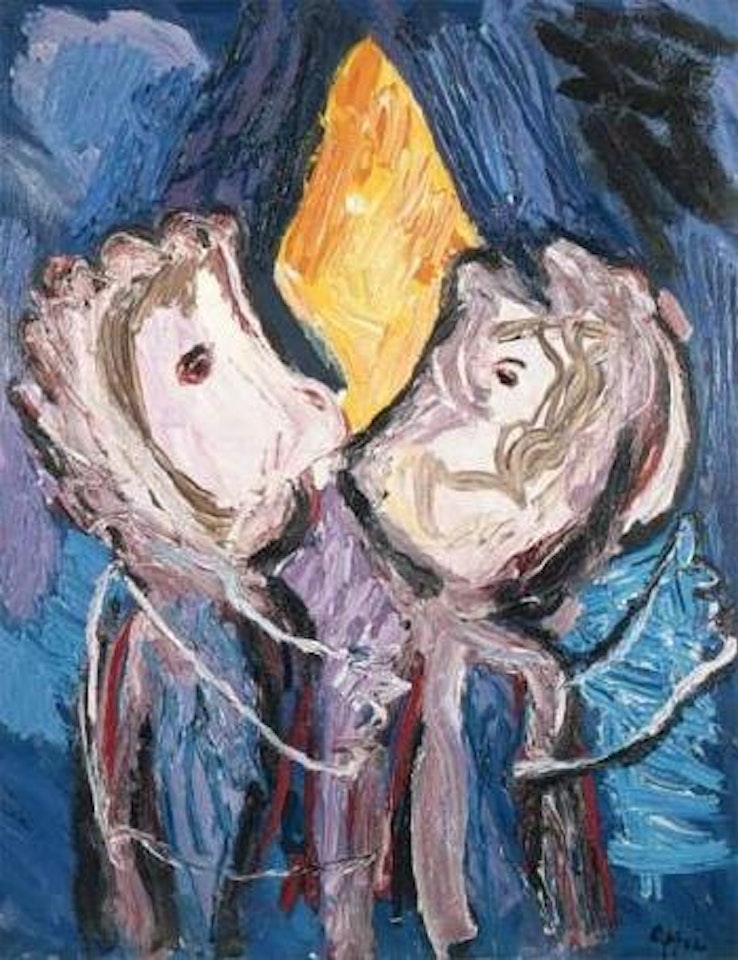 Le baiser by Karel Appel
