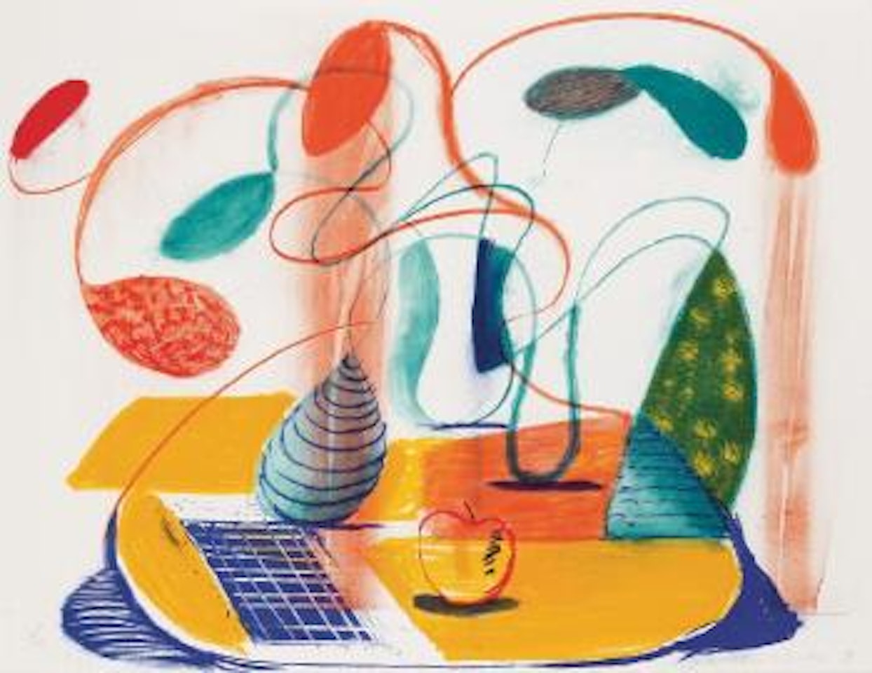 Table Flowable by David Hockney