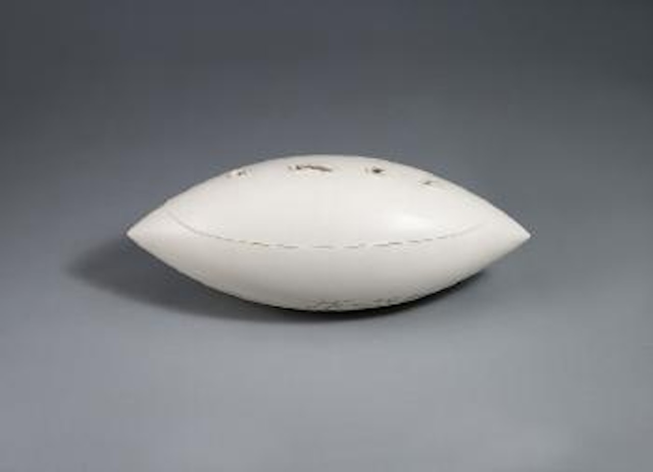 Concetto spaziale - ovale by Lucio Fontana