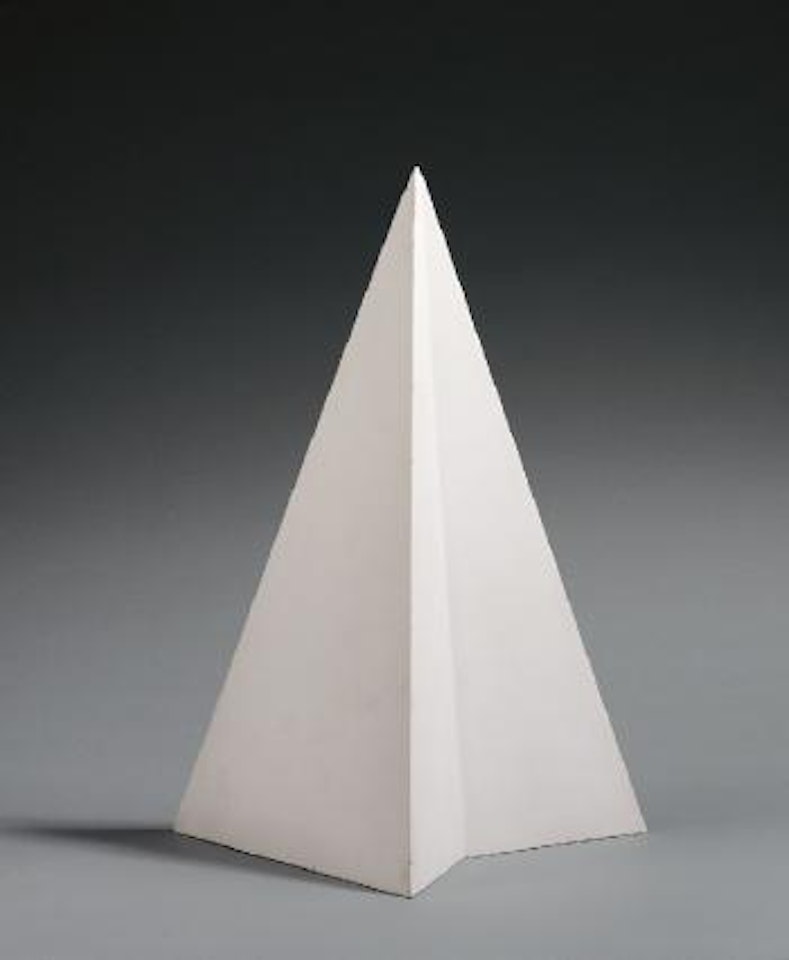 Ohne Titel (Pyramid V) by Sol LeWitt