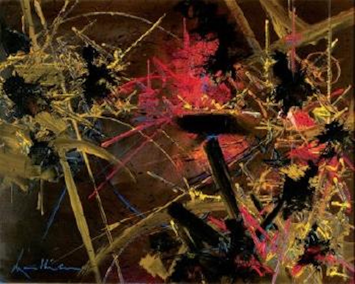 Univers d'ombres by Georges Mathieu
