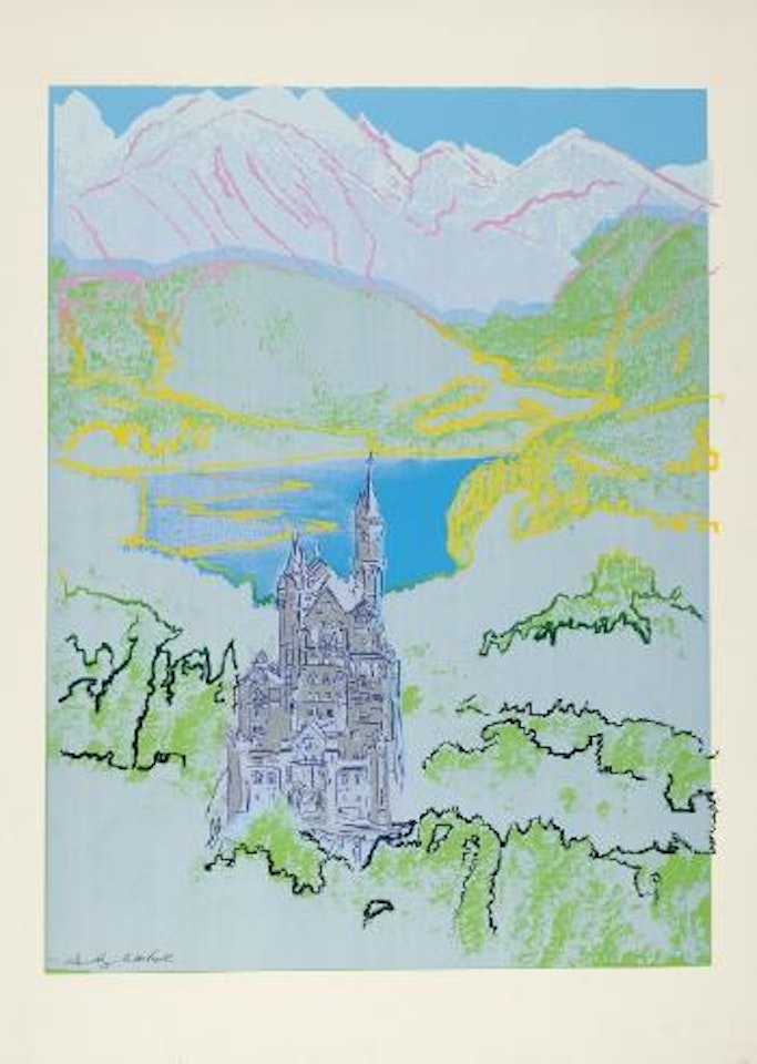 Neuschwanstein by Andy Warhol