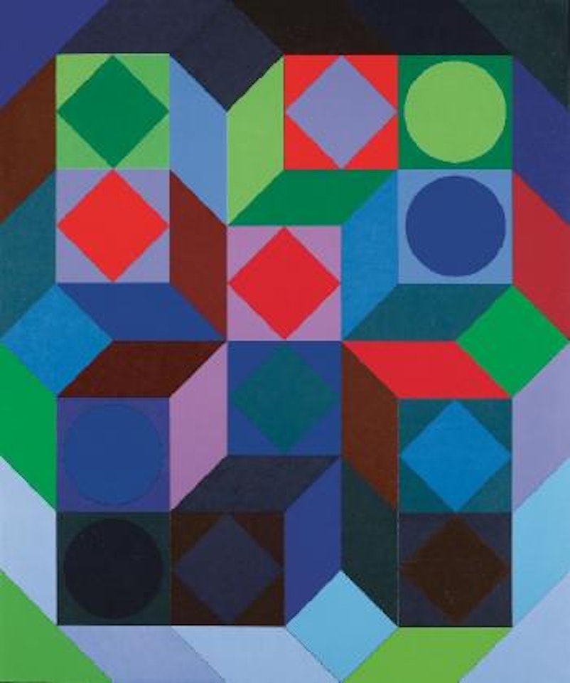 Tridim - HH - 2 by Victor Vasarely