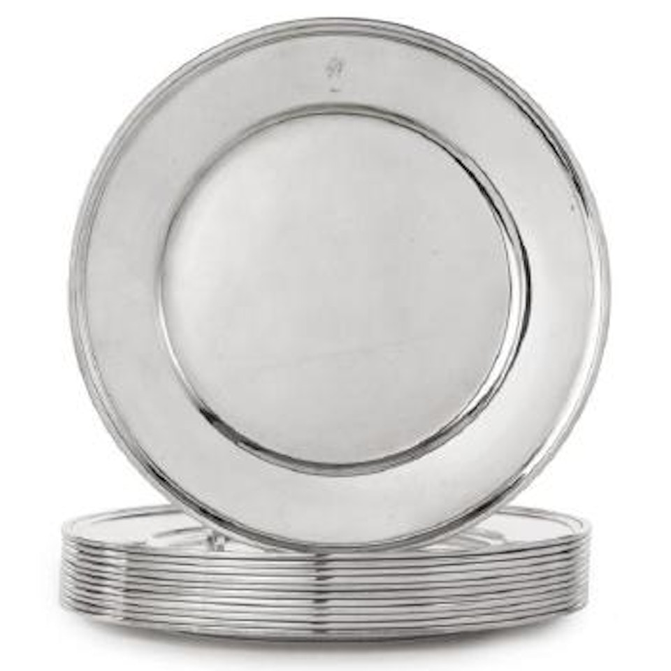 A Set Of Twelve American Silver Chargers, Tiffany & Co., New York by Tiffany & Co.