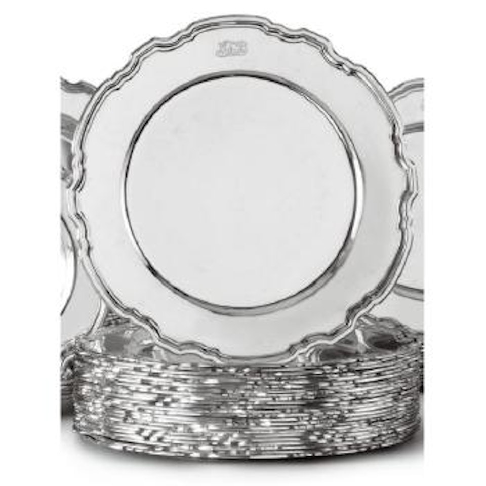 A Set Of Twenty-four American Silver Chargers, Tiffany & Co., New York by Tiffany & Co.
