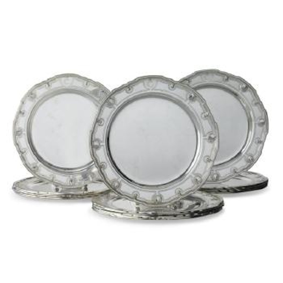 A Set Of Eighteen American Silver Chargers, Tiffany & Co., New York by Tiffany & Co.