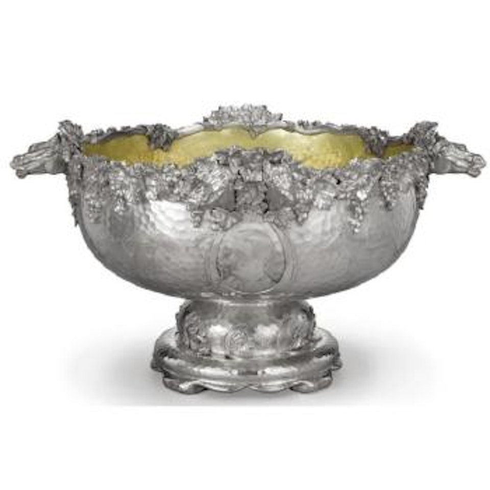 The Gentelmen's Driving Association, 1881: A Massive Silver Punch Bowl And Ladle, Tiffany & Co., New York by Tiffany & Co.