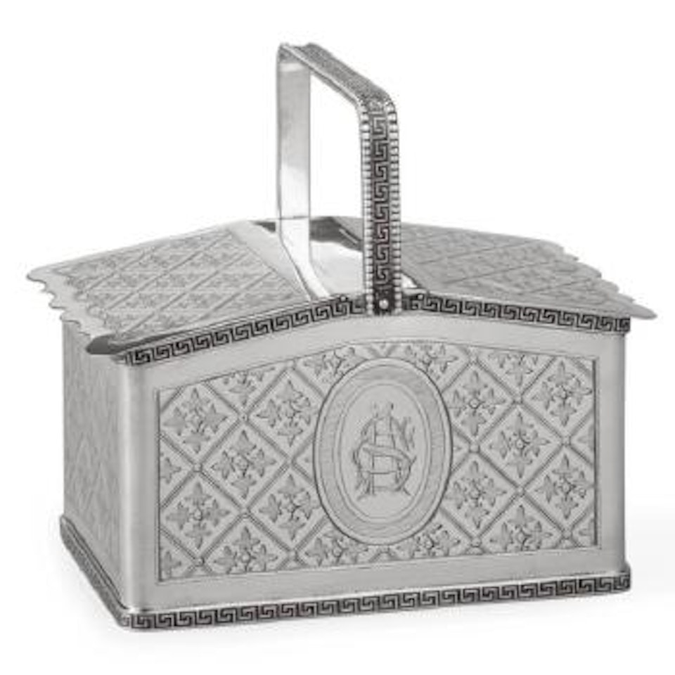 An American Silver Double Tea Caddy, Tiffany & Co., York by Tiffany & Co.