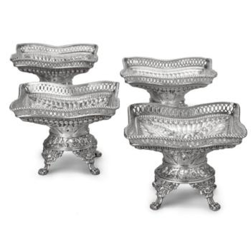 A Set Of Four American Silver Compotes, Tiffany & Co., New York by Tiffany & Co.