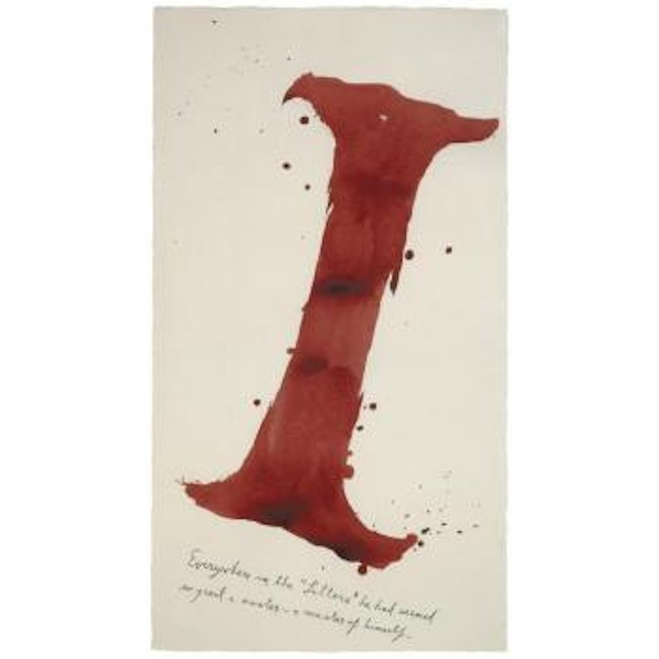 Untitled (Everywhere Is The) by Raymond Pettibon