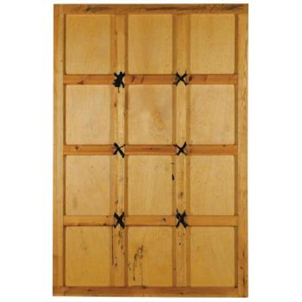 Wooden Grille by Antoni Tapies