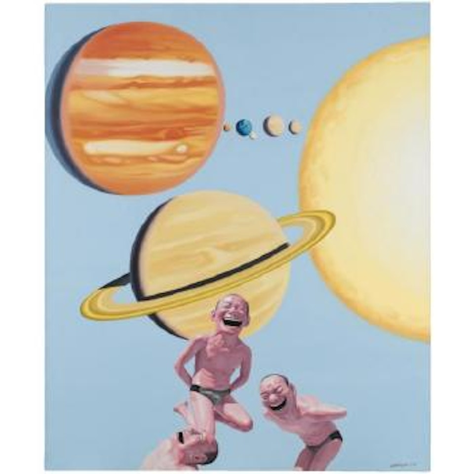 Untitled by Yue Minjun