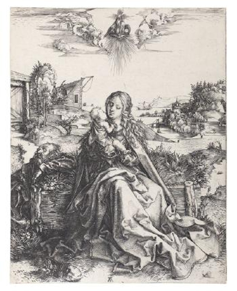 Die Heilige Familie mit der Libelle by Albrecht Dürer