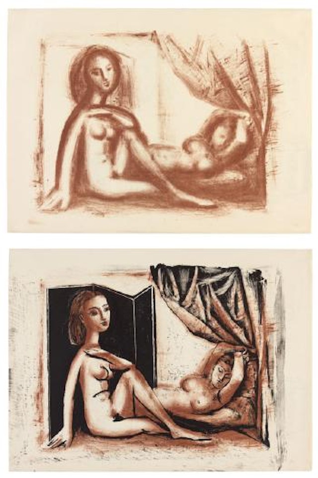 Les deux femmes nues by Pablo Picasso