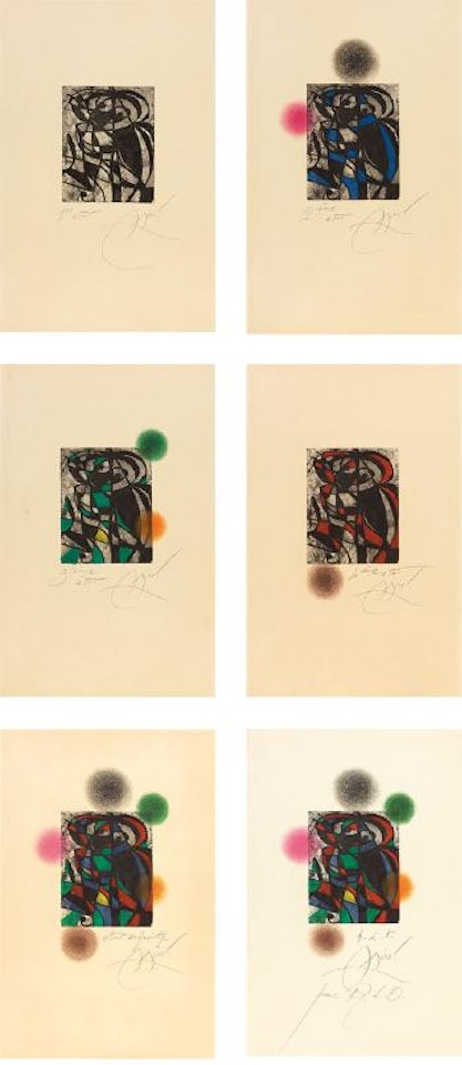 Arlequin crepusculaire by Joan Miró