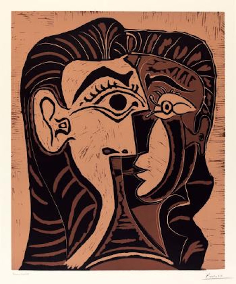 Portrait de Jacqueline de face. I by Pablo Picasso