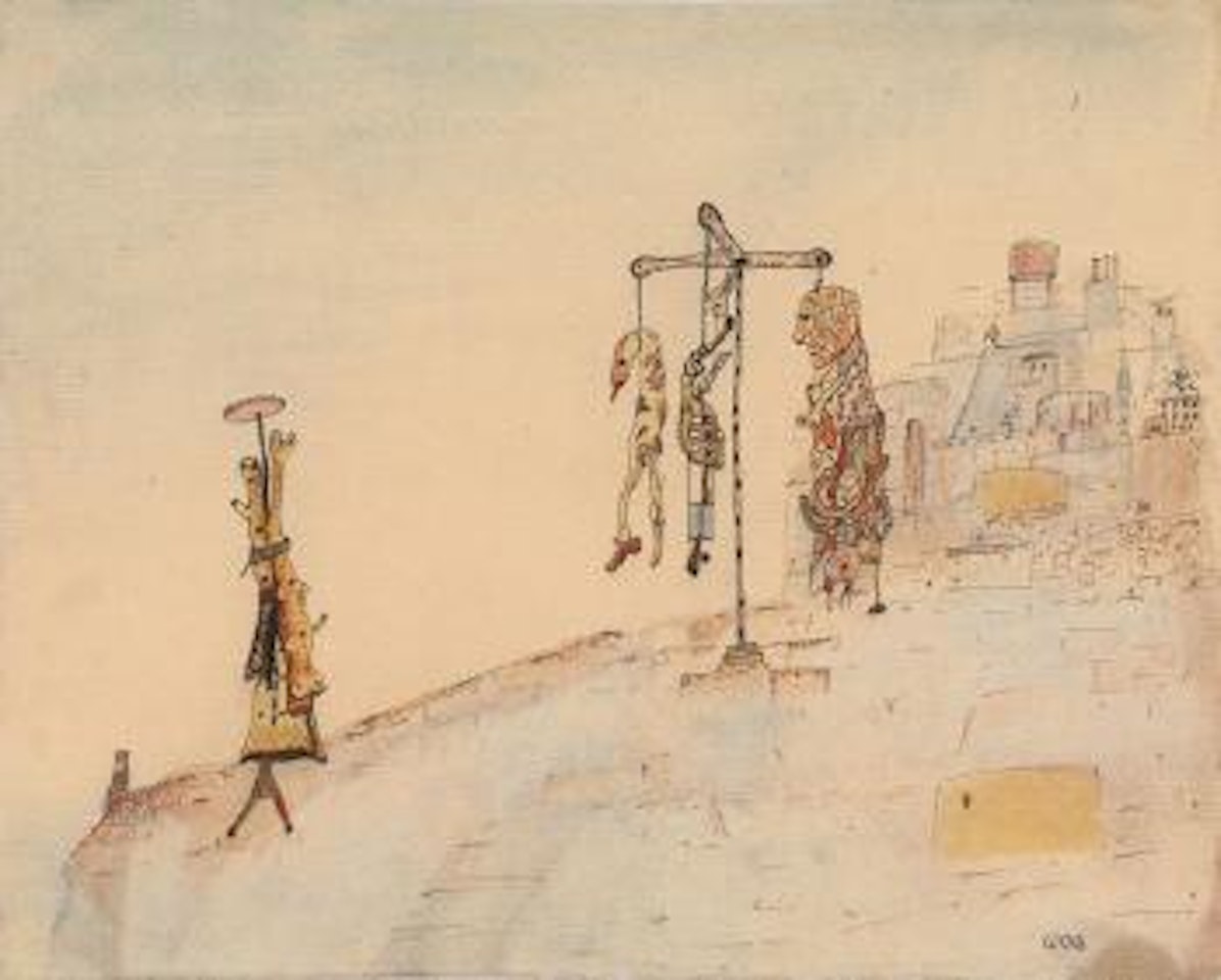 Les pendus - Hangende Insekten by Wols (Alfred Otto Wolfgang Schulze)