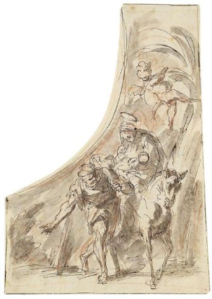 Die Flucht nach Agypten by Gaspare Diziani