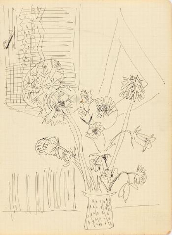 Blumen in einer Vase by Ernst Ludwig Kirchner
