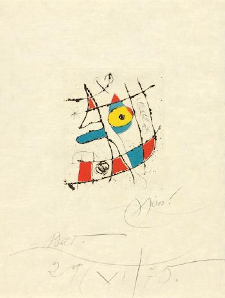 El innocente VIII [Dup. 683] by Joan Miró