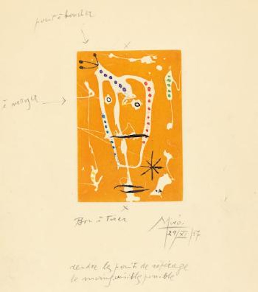 Les brisants [Dup. 239] by Joan Miró