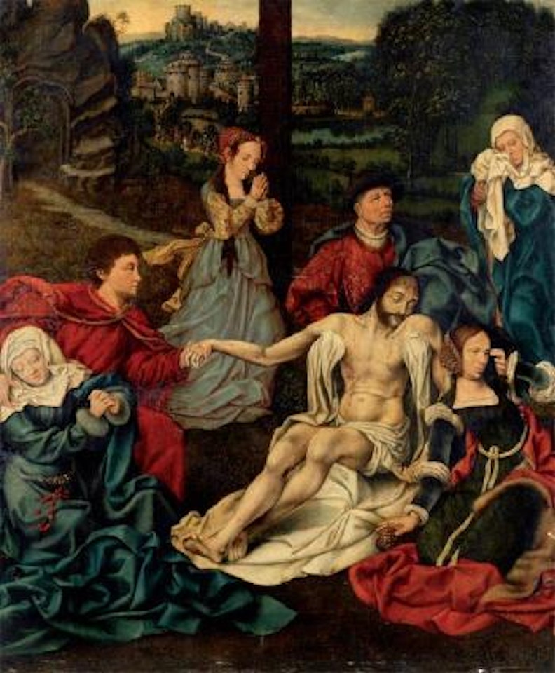 La Deploration by Joos van Cleve by Flemish School