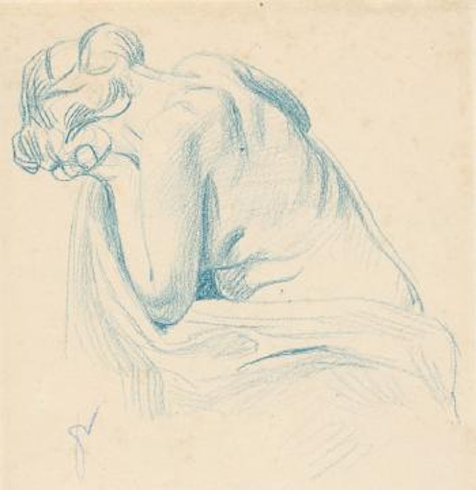 Femme pleurant by Félix Vallotton