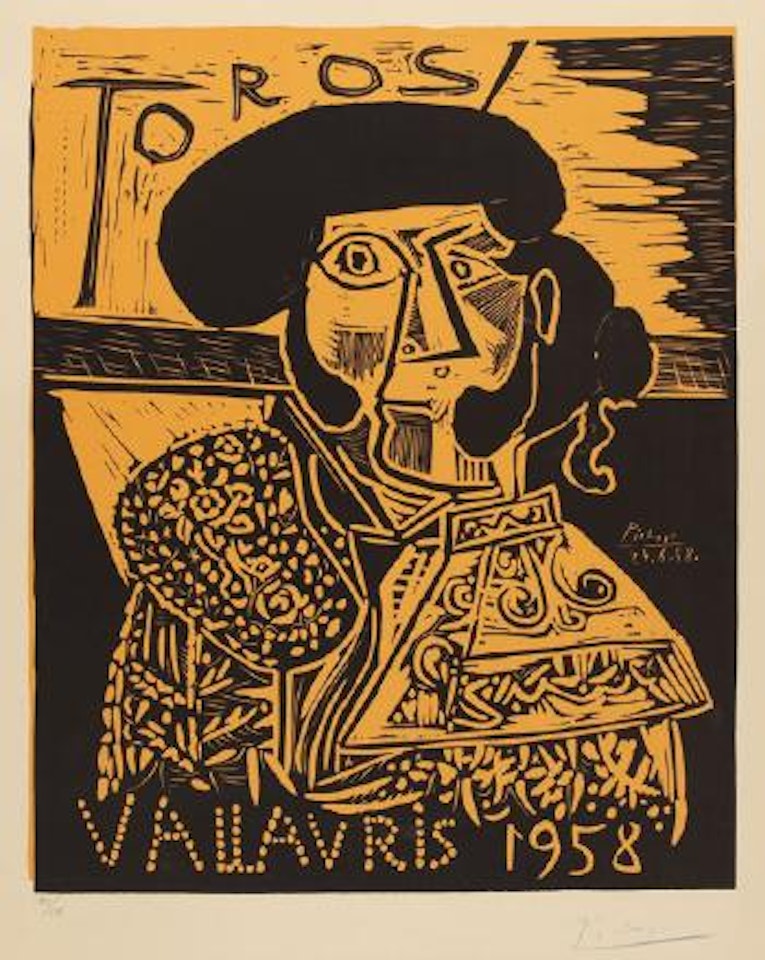 Toros Vallauris [Baer 1049/B/a (v. c). Bl. 1282] by Pablo Picasso