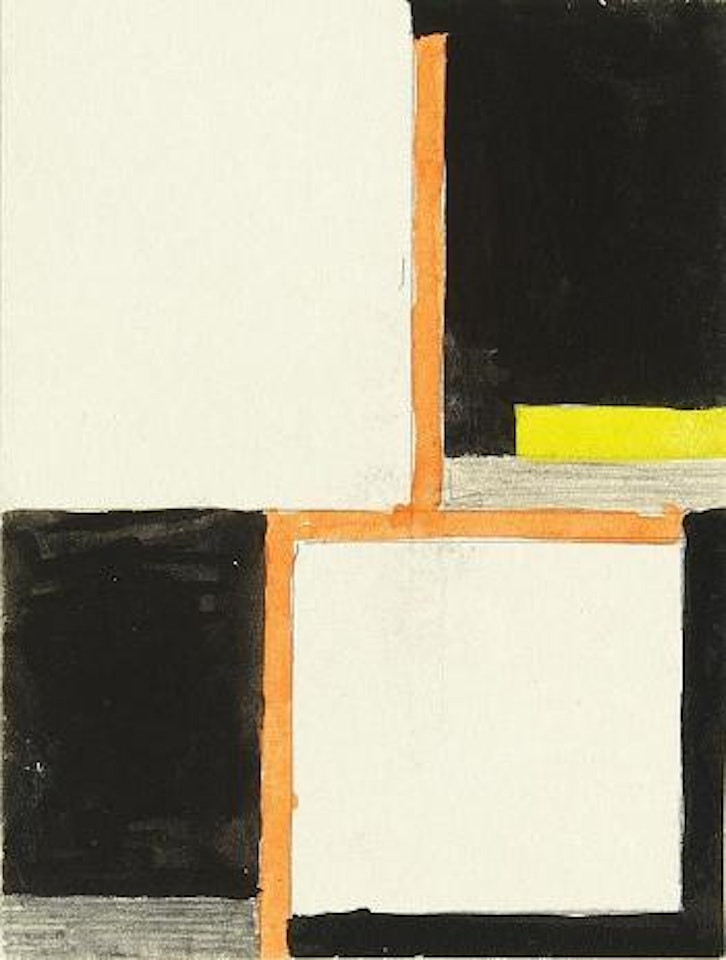 Komposition Serie XXVII Nr.9 (Entwurf) by Walter Dexel