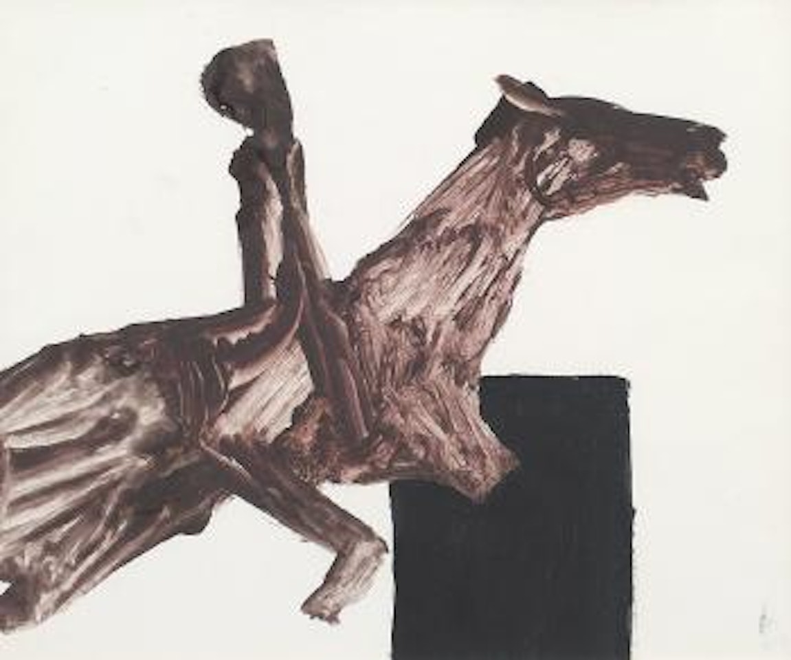 Horse and rider by Sidney Nolan