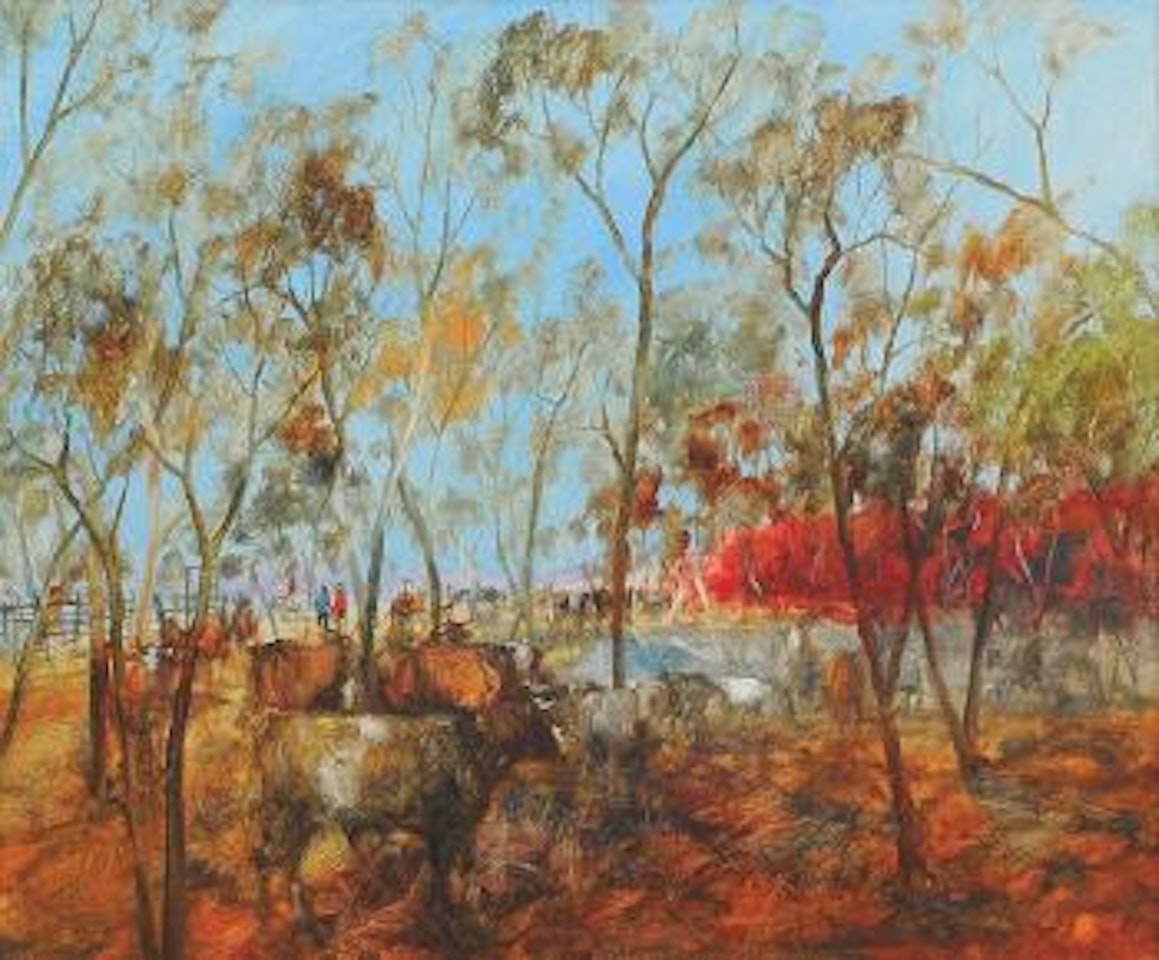 By the Blood-Red Sand Hills, Coopers Creek, Western Queensland by Hugh Sawrey