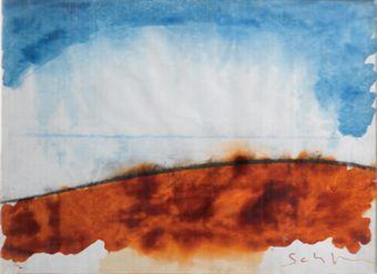 Paesaggio anemico by Mario Schifano