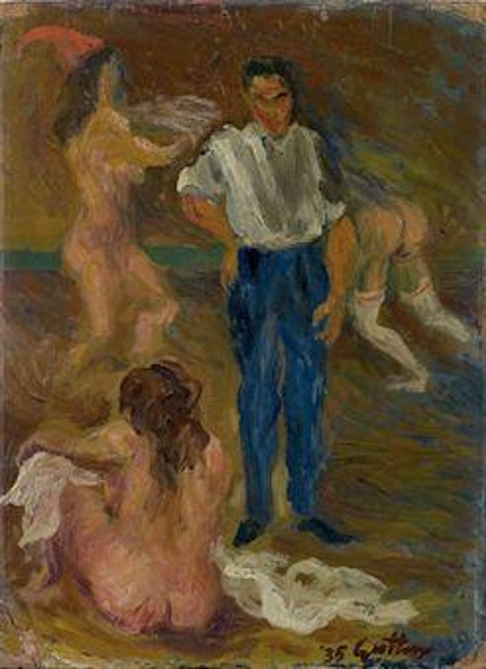 Uomo e donne nude by Renato Guttuso